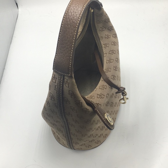 Dooney & Bourke Bucket Signature Tan Brown Hobo - Picture 8 of 8